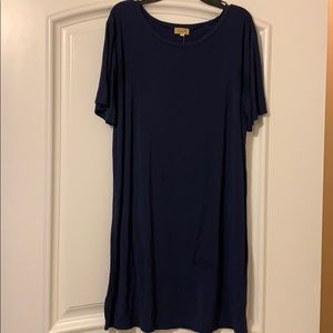 Piko t-shirt dress, blue